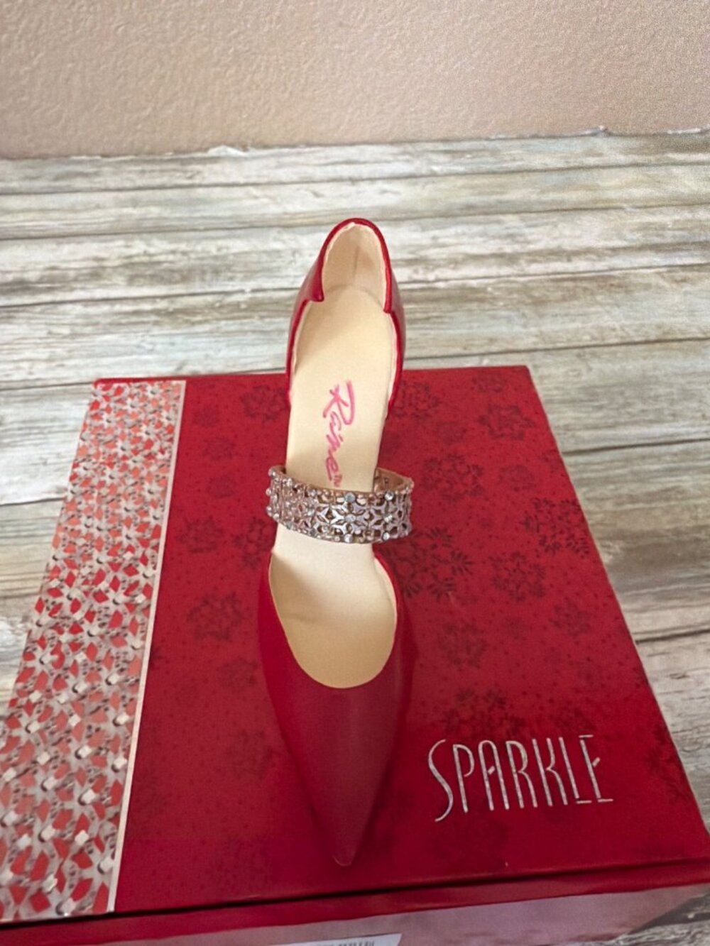 2006 Just the Right Shoe by Raine "Sparkle" 6th Annual Christmas #25622 w/Box - Picture 7 of 13